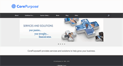 Desktop Screenshot of corepurpose.com